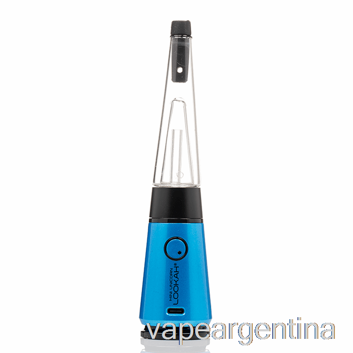 Kit Mini Vaporizador Lookah Unicornio Vape Azul Descartable